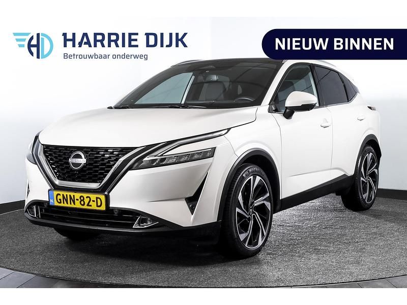 Wit Occasion 2024 Nissan Qashqai Tekna+ SUV | € 34.995 (Eerlijke prijs) - Afbeelding 1/4