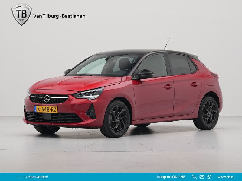 Rood Gebruikt 2021 Opel Corsa GS Line Hatchback | € 16.335 (Eerlijke prijs) - Afbeelding 1/4
