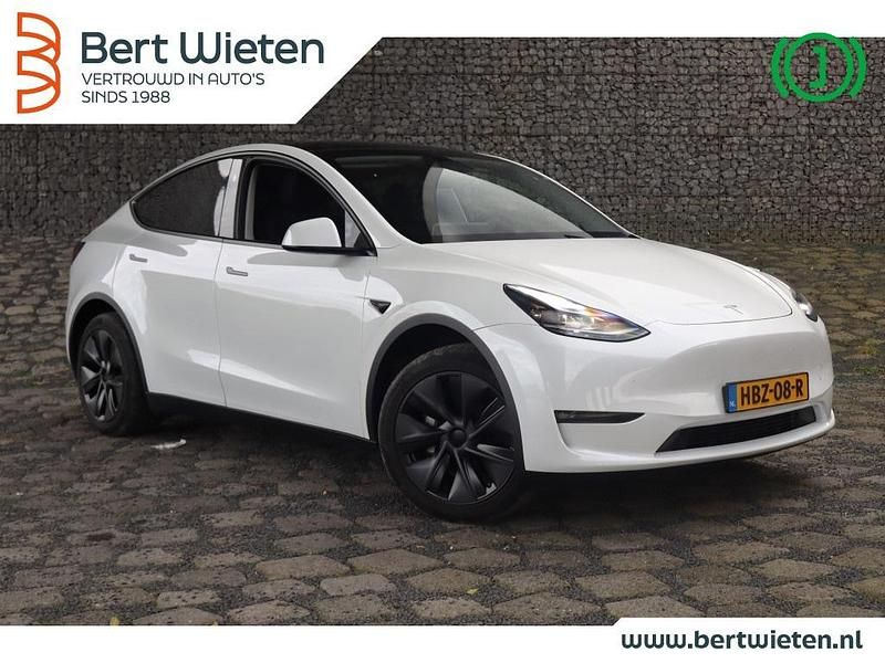 Wit Gebruikt 2025 Tesla Model Y Long Range AWD SUV | € 46.750 (Iets duurder) - Afbeelding 1/3