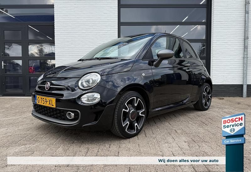 Zwart Gebruikt 2019 Fiat 500S Sport Hatchback | € 12.795 (Duur) - Afbeelding 1/4