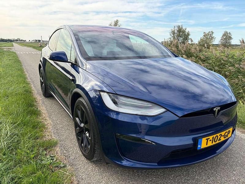 Blauw Gebruikt 2023 Tesla Model X SUV | € 70.000 - Afbeelding 1/4