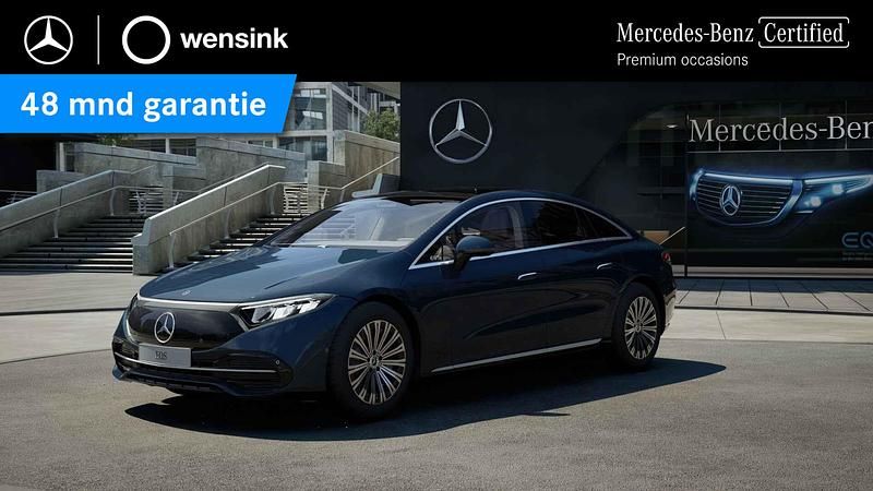 Blauw Gebruikt 2022 Mercedes EQS350 Business Sedan | € 52.850 - Afbeelding 1/4
