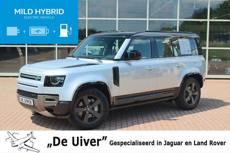 Zilver, metallic lak Gebruikt 2022 Land Rover Defender HSE Dynamic SUV | € 117.950 - Afbeelding 1/4