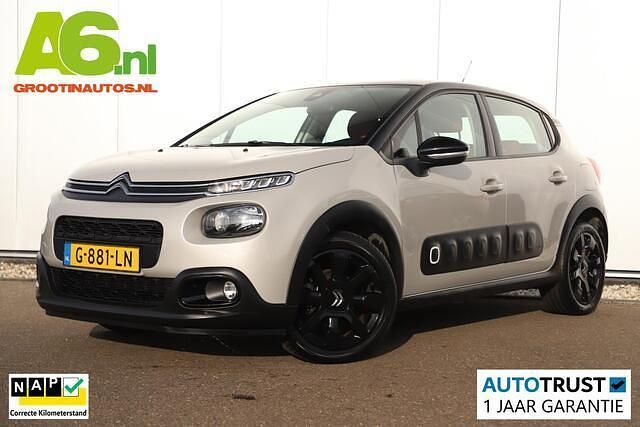 Grijs Occasion 2019 Citroën C3 PureTech Hatchback | € 11.900 (Eerlijke prijs) - Afbeelding 1/4