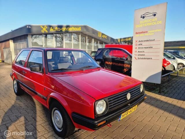 Rood Gebruikt 1990 VW Golf II Hatchback | € 3.199 - Afbeelding 1/4
