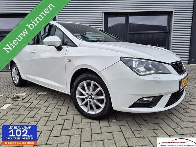 Wit Gebruikt 2016 Seat Ibiza CONNECT Hatchback | € 5.900 (Super prijs) - Afbeelding 1/4