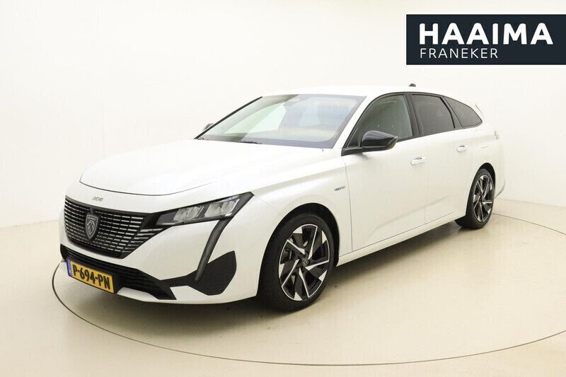 Wit Gebruikt 2022 Peugeot 308 Allure Stationwagen | € 24.445 (Eerlijke prijs) - Afbeelding 1/4