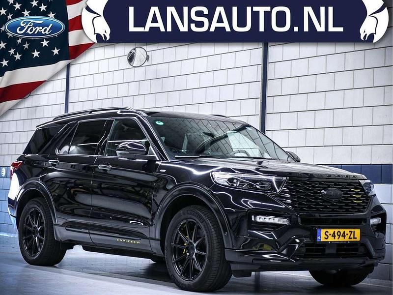 Zwart Gebruikt 2023 Ford Explorer ST-Line SUV | € 64.950 (Eerlijke prijs) - Afbeelding 1/4