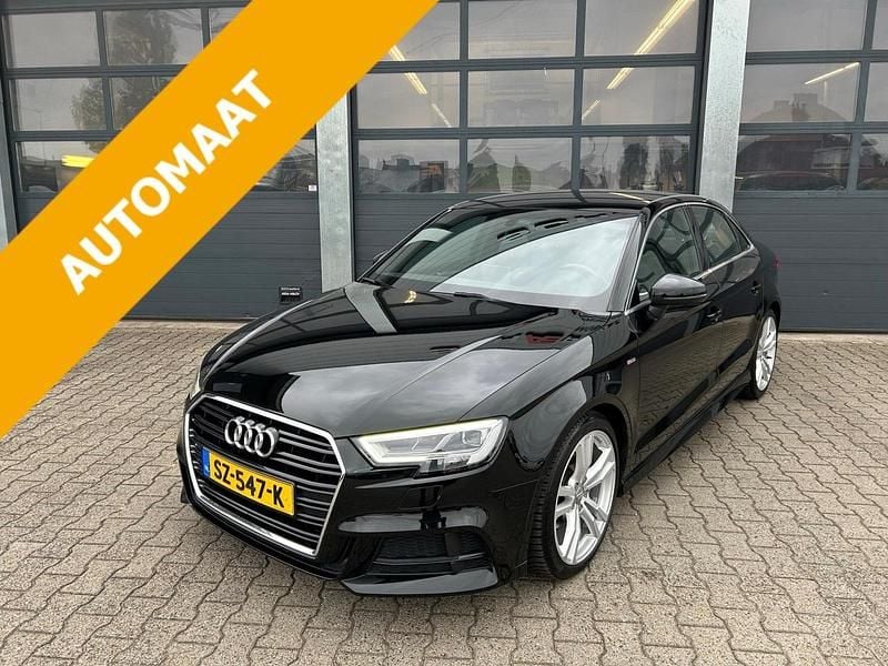 Zwart Gebruikt 2018 Audi A3 S-Line Sedan | € 24.430 (Duur) - Afbeelding 1/4
