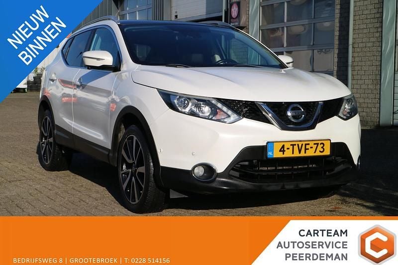 Wit Gebruikt 2014 Nissan Qashqai Tekna SUV | € 12.045 (Super prijs) - Afbeelding 1/4