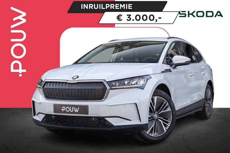 Wit Nieuw 2024 Skoda Enyaq iV Business Line SUV | € 38.950 (Goede deal) - Afbeelding 1/4