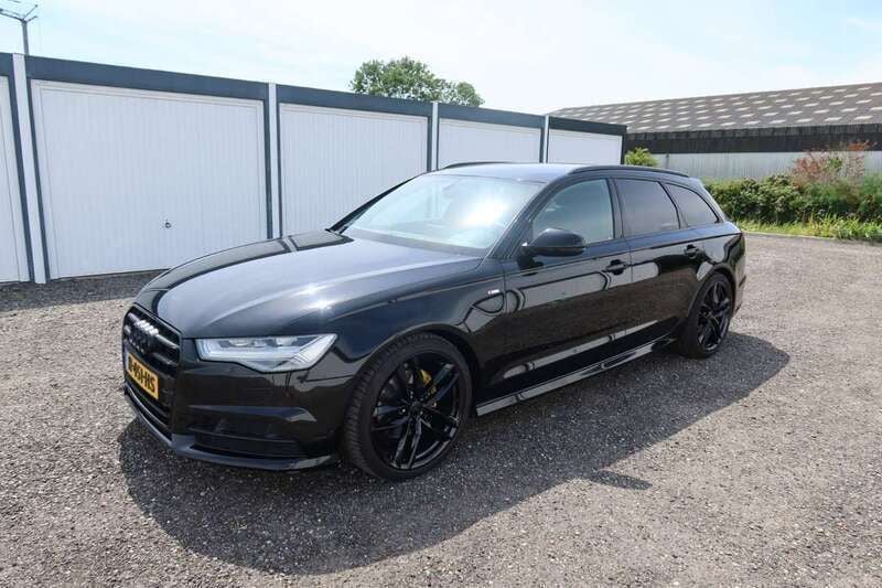 Zwart Gebruikt 2017 Audi A6 S-Line Stationwagen | € 18.950 (Super prijs) - Afbeelding 1/4