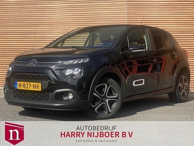 Zwart, metallic lak Gebruikt 2021 Citroën C3 Feel Hatchback | € 10.900 (Goede deal) - Afbeelding 1/4