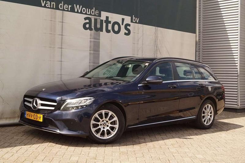 Occasion Mercedes C180 Business 122 PK (89 kW) 2019 Blauw Stationwagen