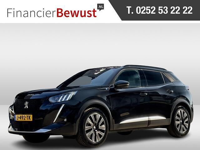 Zwart Gebruikt 2020 Peugeot e-2008 GT SUV | € 9.950 - Afbeelding 1/4