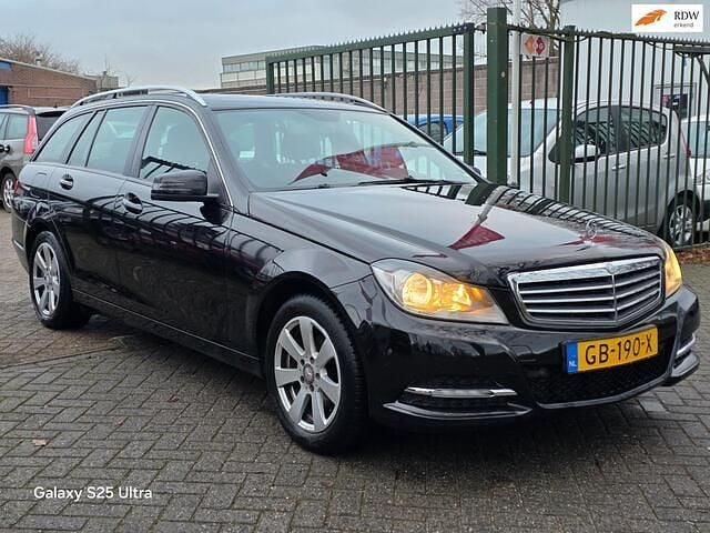 Occasion Mercedes C180 Elegance 157 PK (115 kW) 2012 Zwart Stationwagen