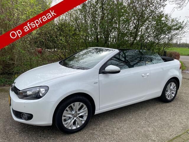 Wit Gebruikt 2013 VW Golf Cabriolet Life Cabriolet | € 13.900 (Eerlijke prijs) - Afbeelding 1/4