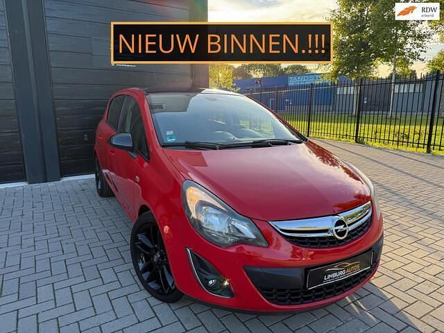 Rood Gebruikt 2014 Opel Corsa Edition Hatchback | € 6.450 (Eerlijke prijs) - Afbeelding 1/4