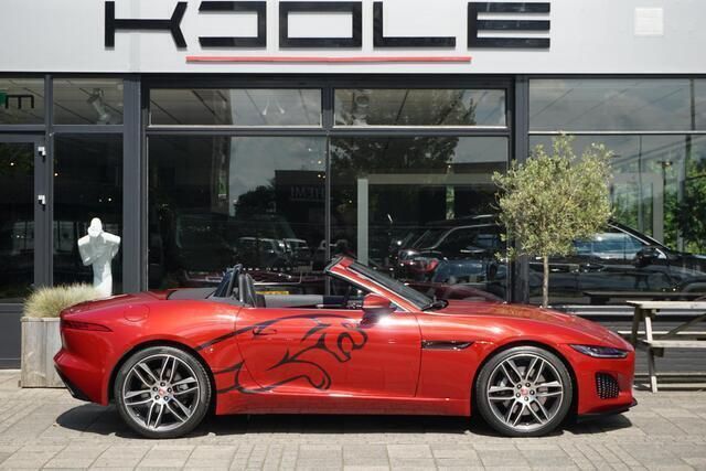 Rood Gebruikt 2022 Jaguar F-Type Cabriolet | € 64.650 - Afbeelding 1/4
