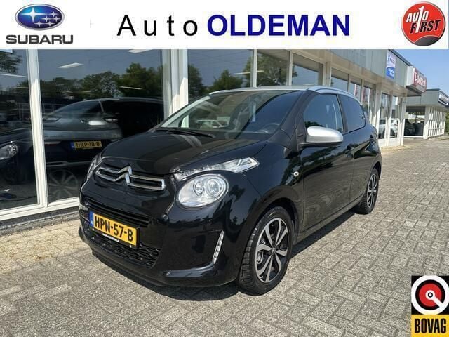 Zwart Gebruikt 2018 Citroën C1 PureTech Hatchback | € 9.499 (Eerlijke prijs) - Afbeelding 1/4