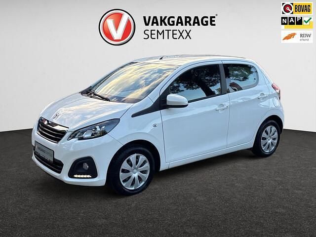 Wit Gebruikt 2016 Peugeot 108 Active Hatchback | € 6.950 (Eerlijke prijs) - Afbeelding 1/4