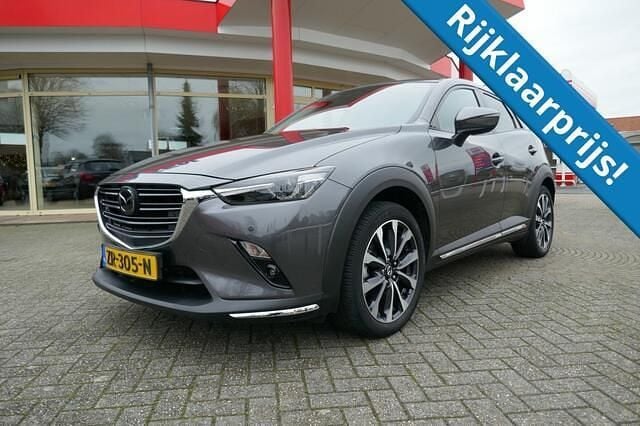 Grijs (metallic) Gebruikt 2019 Mazda CX-3 SUV | € 22.450 (Eerlijke prijs) - Afbeelding 1/4