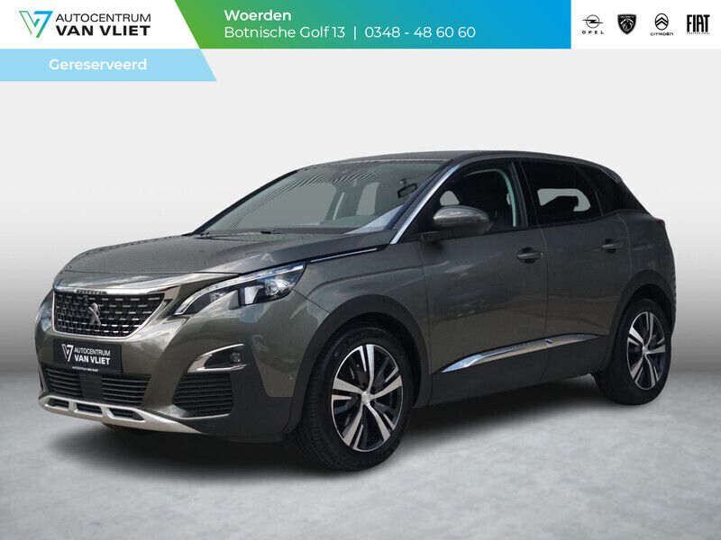 Grijs Gebruikt 2018 Peugeot 3008 Allure SUV | € 16.689 (Eerlijke prijs) - Afbeelding 1/4