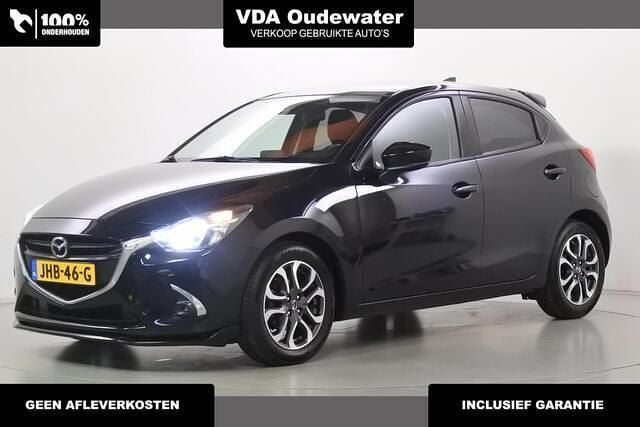 Zwart Gebruikt 2017 Mazda 2 Sports-Line Hatchback | € 10.900 (Eerlijke prijs) - Afbeelding 1/4