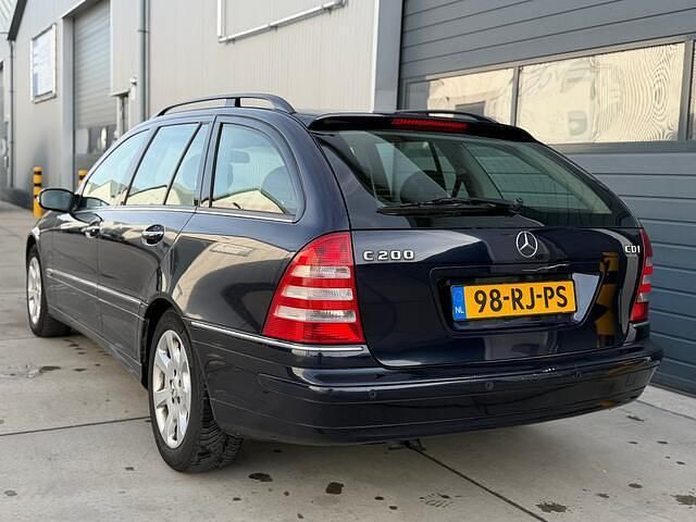 Occasion Mercedes C200 Elegance 123 PK (90 kW) 2005 Blauw Stationwagen