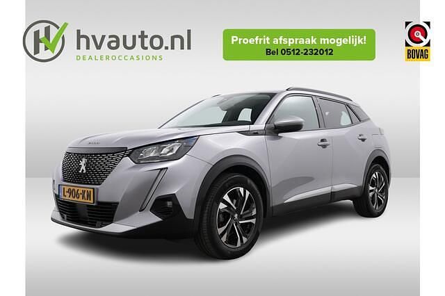 Grijs Gebruikt 2021 Peugeot 2008 Allure SUV | € 17.900 (Eerlijke prijs) - Afbeelding 1/4