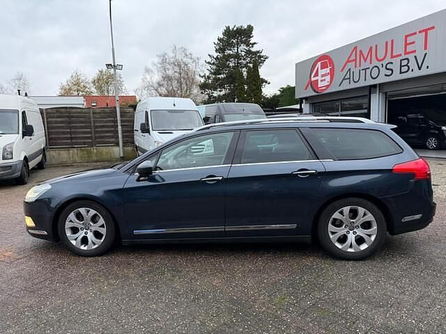 Blauw (metallic) Gebruikt 2008 Citroën C5 Exclusive Stationwagen | € 2.695 - Afbeelding 1/4