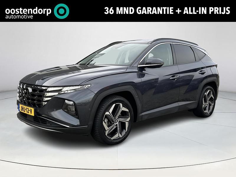 Dark knight pearl (yg7) Occasion 2021 Hyundai Tucson Premium SUV | € 29.650 (Iets duurder) - Afbeelding 1/4