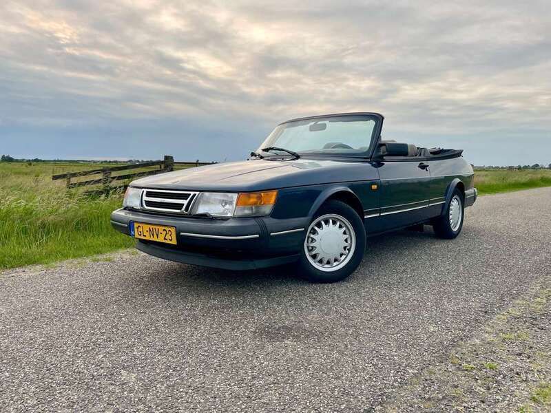 Blauw Gebruikt 1993 Saab 900 Cabriolet Cabriolet | € 12.995 - Afbeelding 1/4