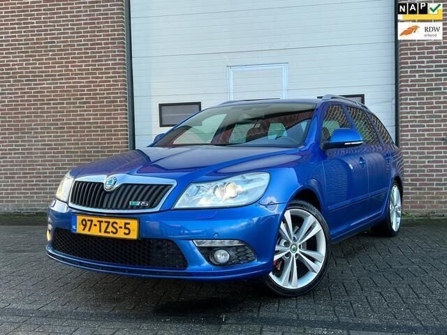 Occasion Skoda Octavia RS 200 PK (147 kW) 2012 Blauw Stationwagen