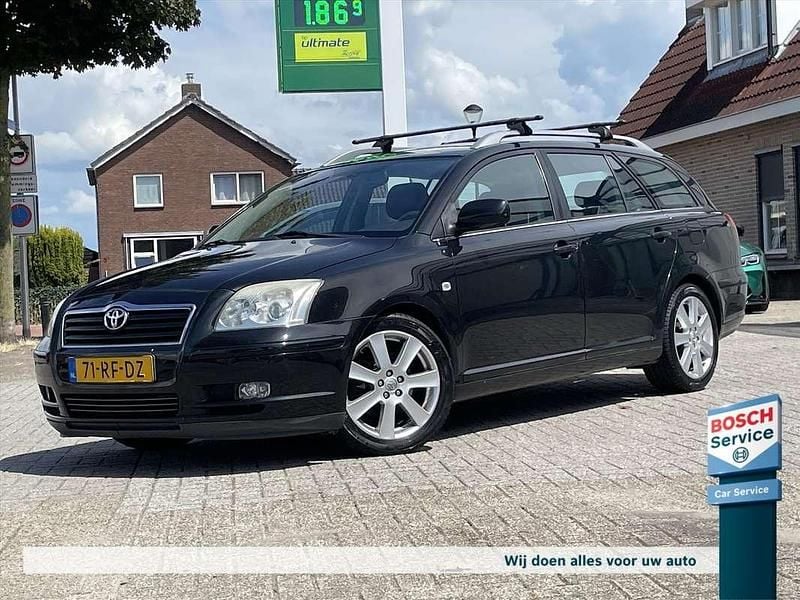 Zwart Gebruikt 2005 Toyota Avensis Luna Stationwagen | € 1.999 (Eerlijke prijs) - Afbeelding 1/4