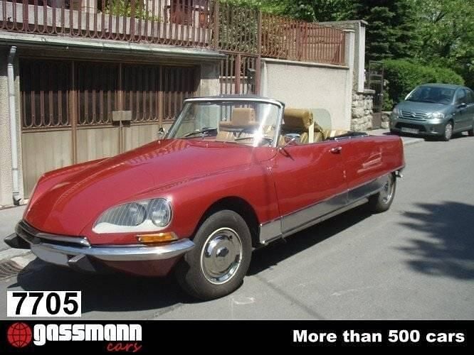 Roodrot Gebruikt 1974 Citroën DS Cabriolet | € 109.000 - Afbeelding 1/4