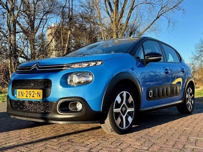 Blauw Occasion 2019 Citroën C3 Shine Hatchback | € 9.340 (Goede deal) - Afbeelding 1/4