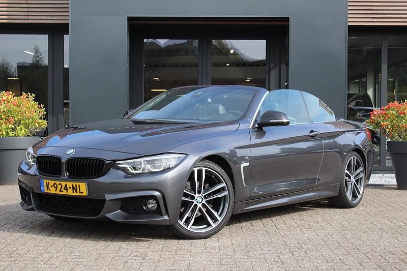 Grijs Gebruikt 2018 BMW 420 M Sport Cabriolet | € 24.950 (Iets duurder) - Afbeelding 1/4