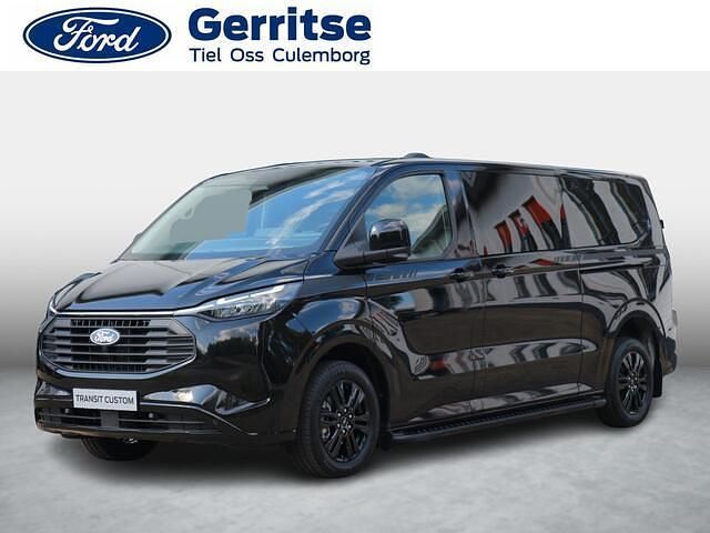 Zwart Nieuw 2025 Ford Transit Custom Platinum Van | € 56.262 (Eerlijke prijs) - Afbeelding 1/4