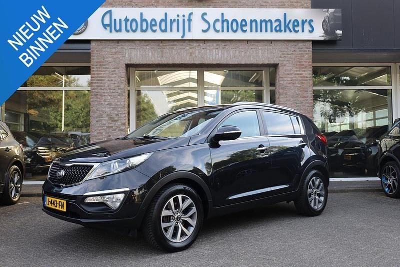 Zwart Gebruikt 2016 Kia Sportage SUV | € 13.940 (Eerlijke prijs) - Afbeelding 1/4