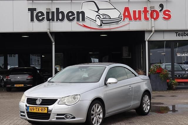 Grijs Gebruikt 2007 VW Eos Cabriolet | € 3.985 (Super prijs) - Afbeelding 1/4