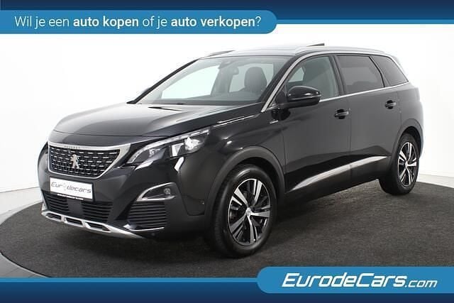 Zwart (metallic) Occasion 2020 Peugeot 5008 GT-line SUV | € 19.400 (Eerlijke prijs) - Afbeelding 1/4