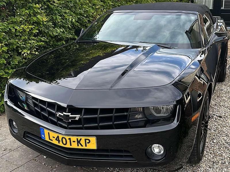 Zwart Gebruikt 2012 Chevrolet Camaro Cabriolet | € 16.950 - Afbeelding 1/4