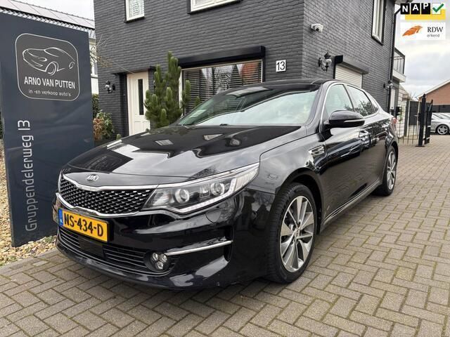 Zwart Gebruikt 2017 Kia Optima Sedan | € 7.900 - Afbeelding 1/4