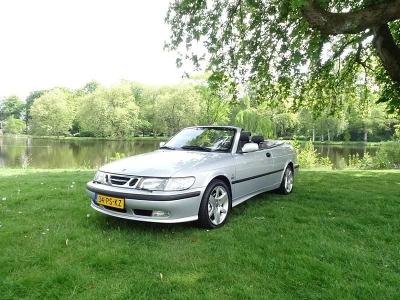 Grijs Gebruikt 2001 Saab 9-3 Cabriolet Anniversary Cabriolet | € 7.250 - Afbeelding 1/4