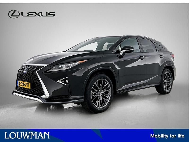 Zwart metallic Occasion 2016 Lexus RX450h Sport Line SUV | € 35.950 (Eerlijke prijs) - Afbeelding 1/4