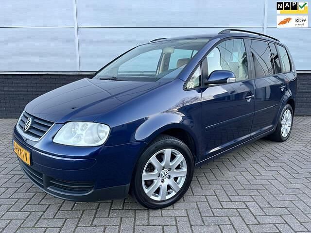 Blauw Gebruikt 2005 VW Touran MPV | € 3.495 (Duur) - Afbeelding 1/4