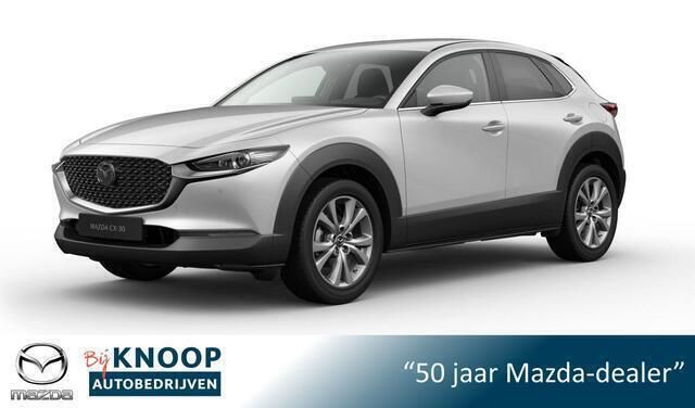 Zilver Nieuw 2025 Mazda CX-30 Exclusive-Line SUV | € 39.890 (Eerlijke prijs) - Afbeelding 1/4