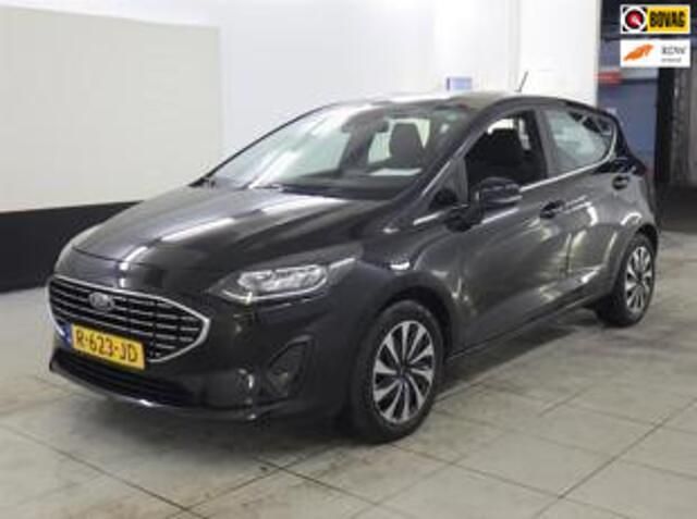 Occasion Ford Fiesta Titanium 125 PK (91 kW) 2022 Zwart (metallic) Hatchback