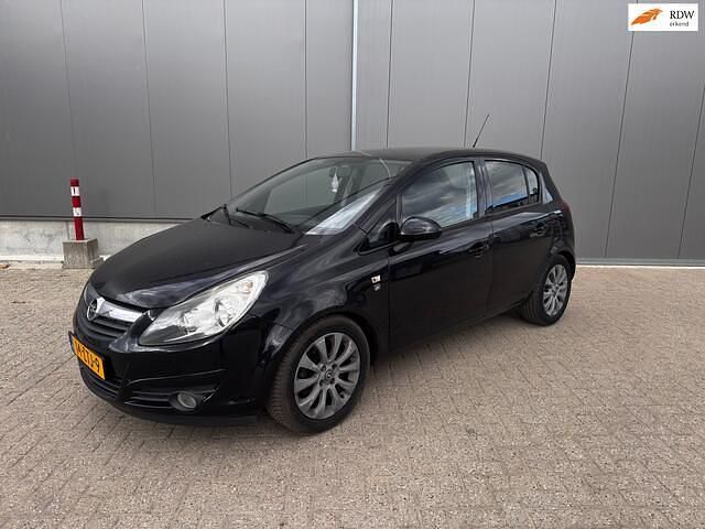 Zwart Gebruikt 2010 Opel Corsa Edition Hatchback | € 1.499 (Goede deal) - Afbeelding 1/4